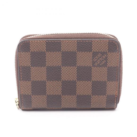 Louis Vuitton Zippy Coin Purse, Coated Canvas Damier Leather Wallet, Brown, M... - Picture 1 of 9